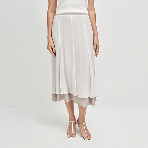 Юбка В26.Ш32.088 белый перламутр