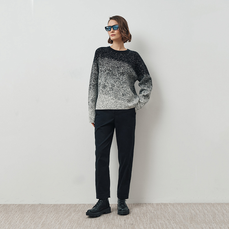 Брюки О24.Ш21.207/1 тёмный шерл