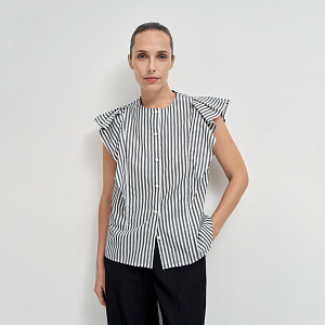 Блуза В26.Ш40.524 графитовая серенада