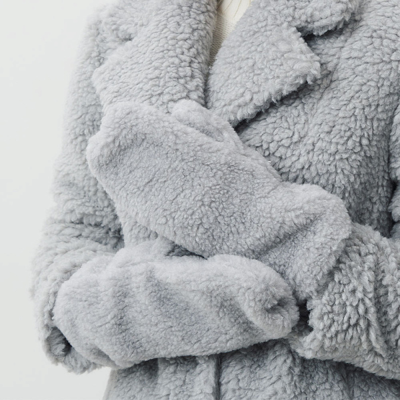 Варежки Бриджит серый