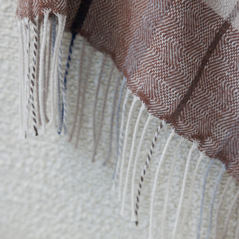 Плед Трентино бежевая клетка