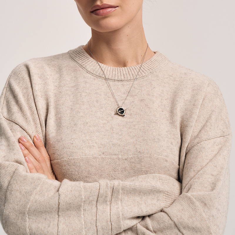 Пуловер О25.Т80.252 лунный кратер