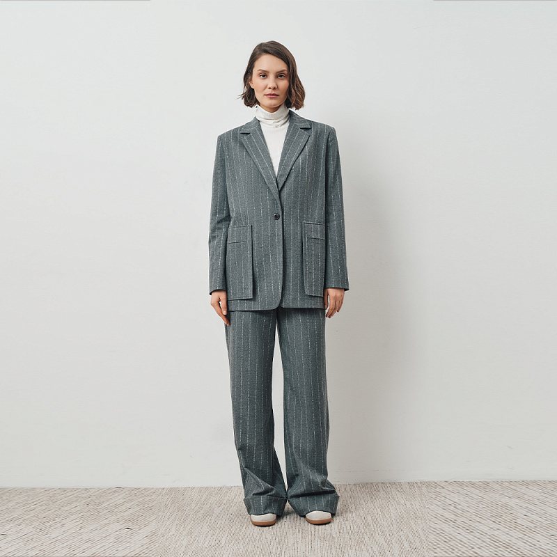 Брюки О24.Ш20.214 серое эхо