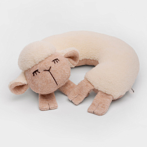 Подушка Рогалик Овечка Варвара молочный