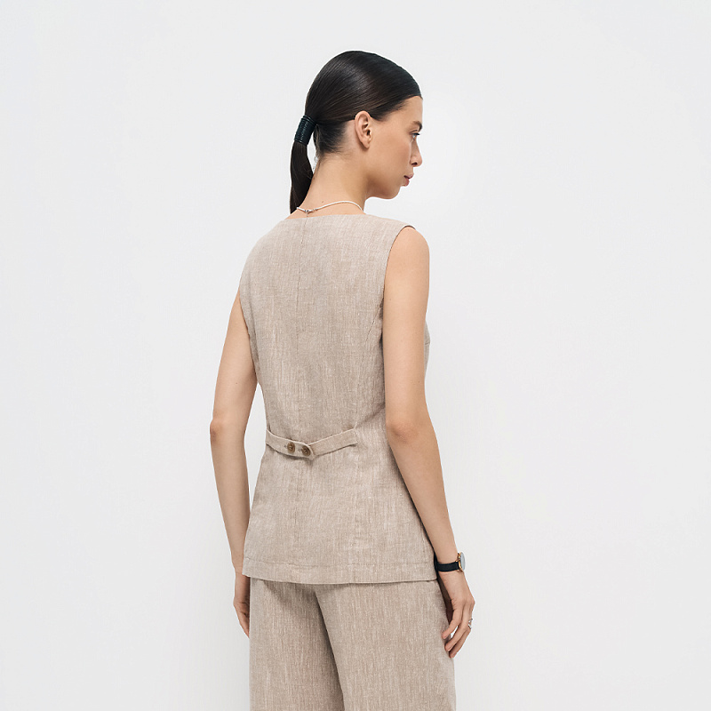 Жилет В25.Ш01.032 солёная карамель