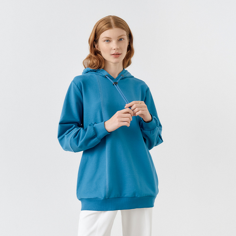 Толстовка WB24.Ш49.320 синий ягель