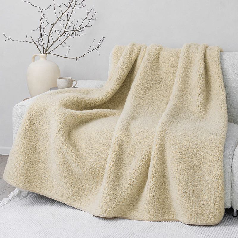 Плед Бежевый