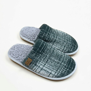 Домашние тапочки Нордик зелёный