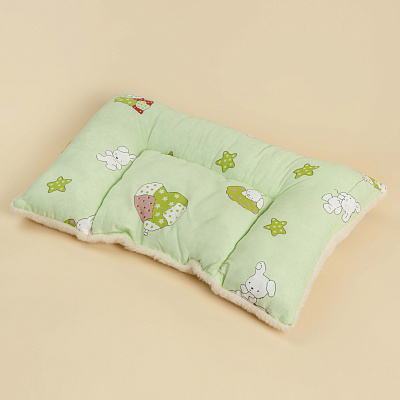Подушка двухкамерная (детство) (Зайчата зеленый)