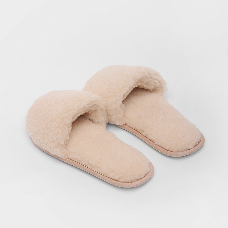 Домашние тапочки Монблан бежевый