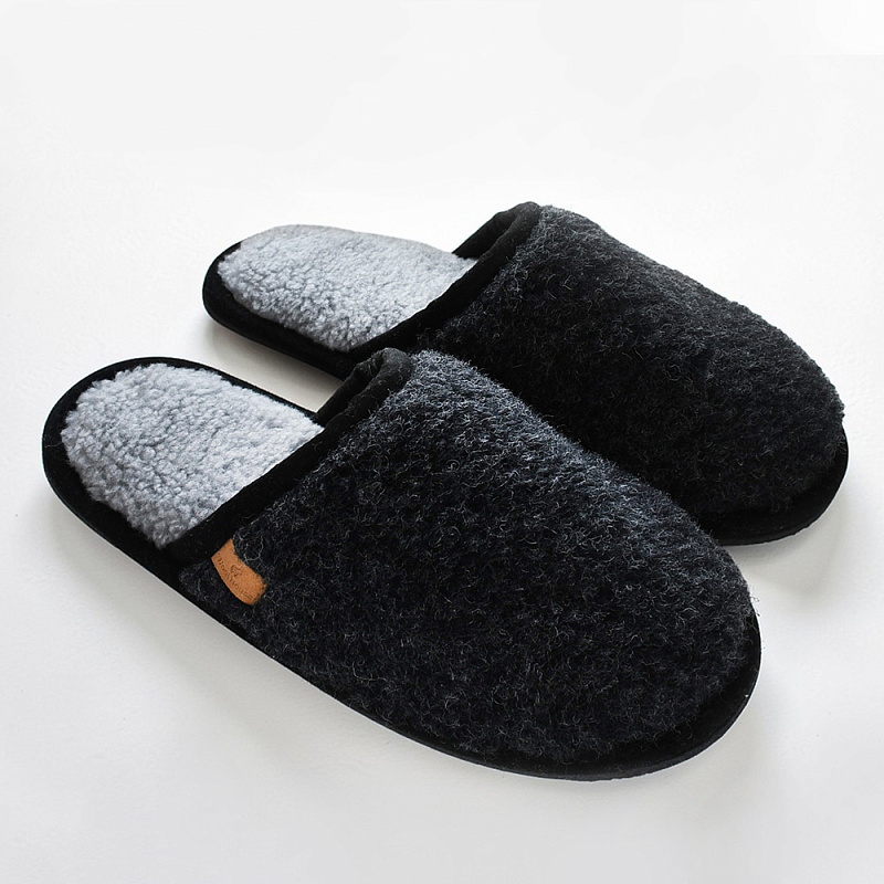 Домашние тапочки Тайга серый