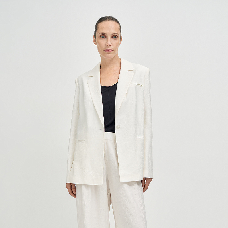 Жакет В26.Ш02.064 жемчужная калька