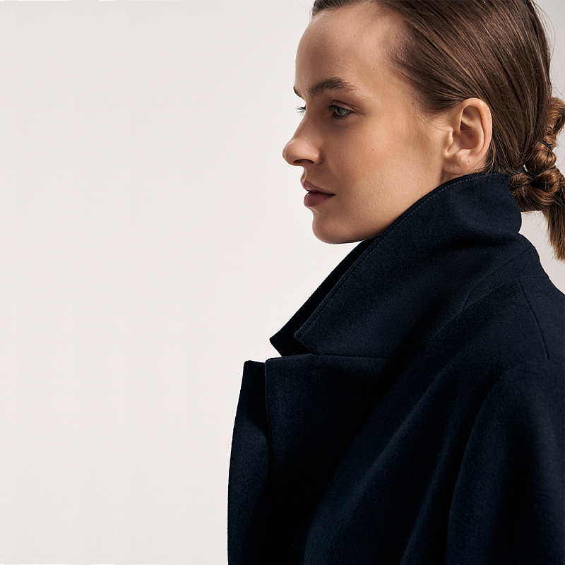 Пальто О25.Ш90.148/1 ночной синий