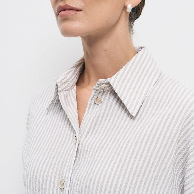 Блуза В25.Ш42.419 миндальное безе