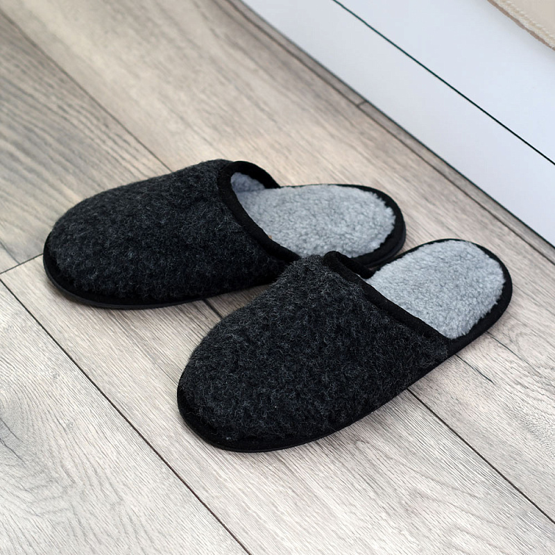 Домашние тапочки Тайга серый