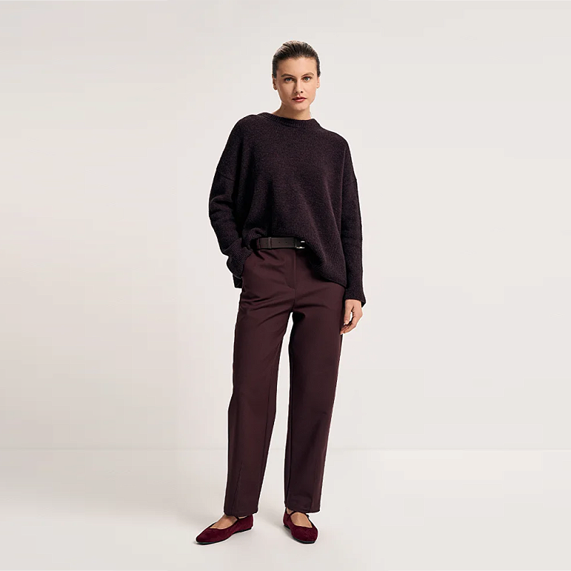 Брюки О25.Ш21.261 бордовый кармин