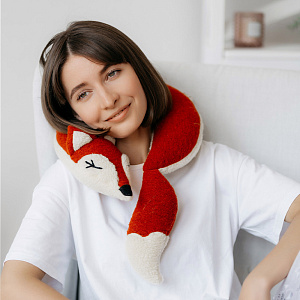 Подушка Рогалик Лиса Василиса