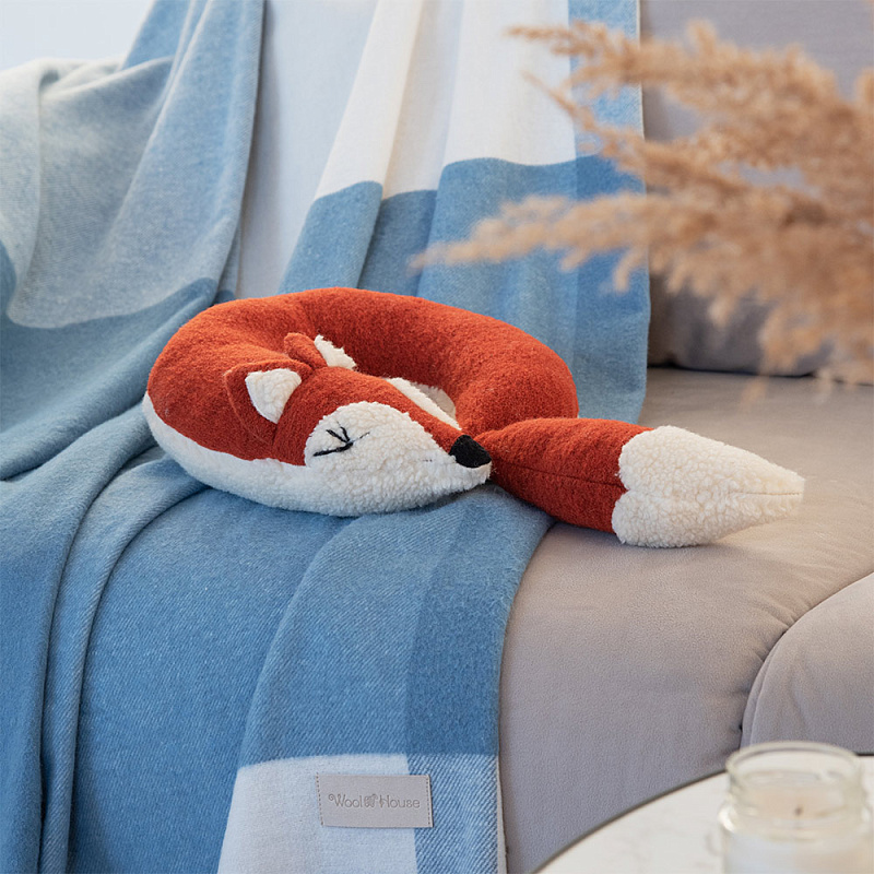 Подушка Рогалик Лиса Василиса