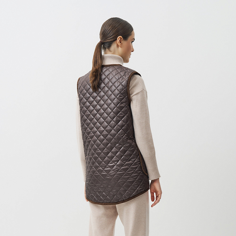 Жилет Локки коричневый