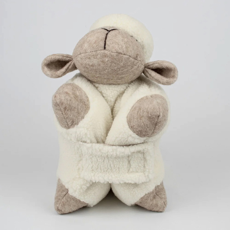 Подушка Овечка Глаша белая