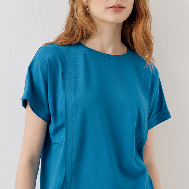 Блуза WB24.Ш45.314/1 синий ягель