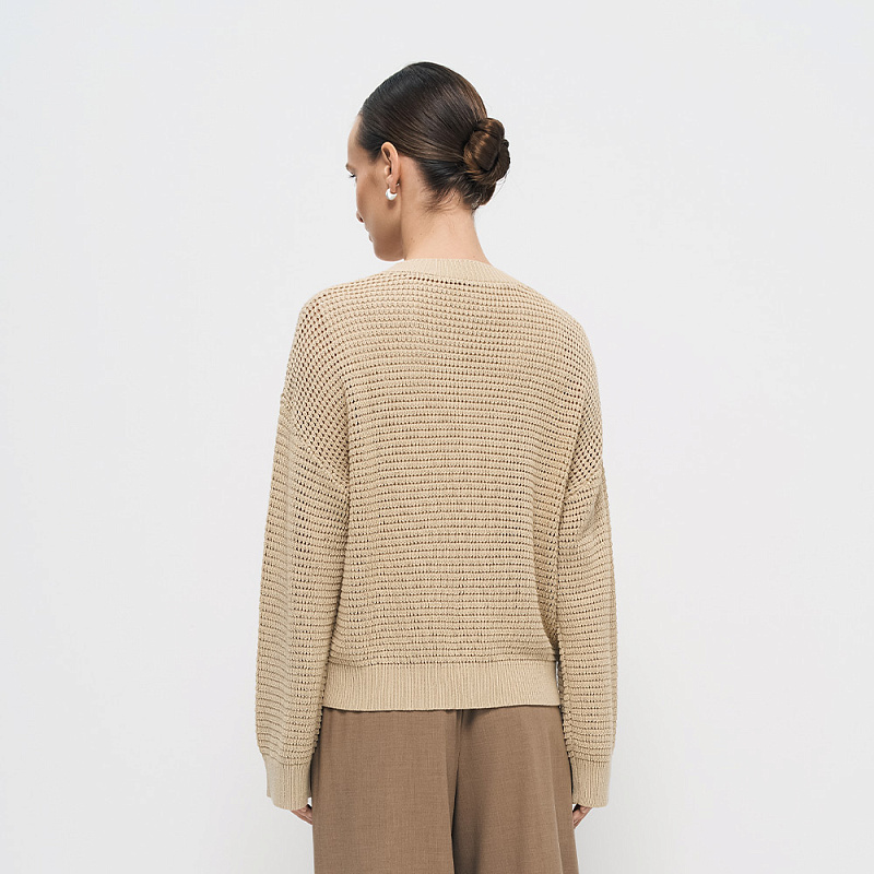 Жакет В25.TИ84.018/1 охристый лён