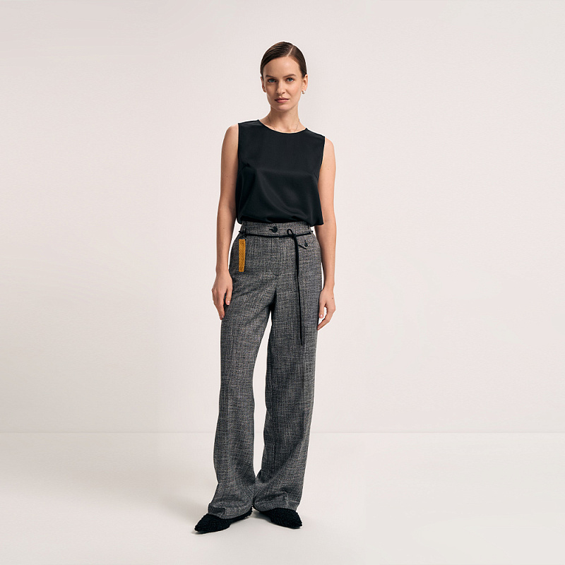 Блуза (топ) О25.Ш46.507 таинственная мгла