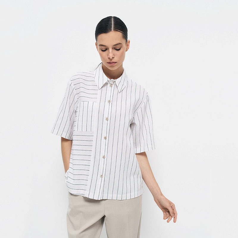 Блуза В25.Ш42.437 белая амбра