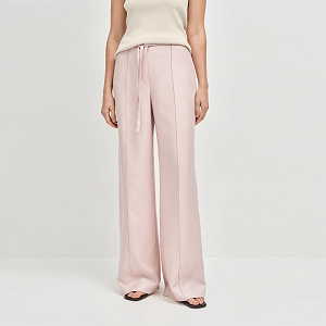 Брюки В26.Ш20.257 пионовый шифон