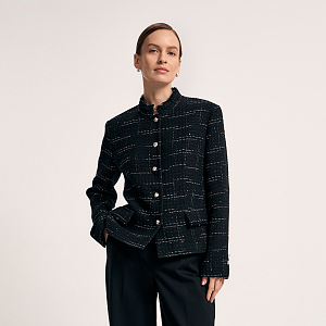 Жакет О25.Ш02.049 чёрная диона