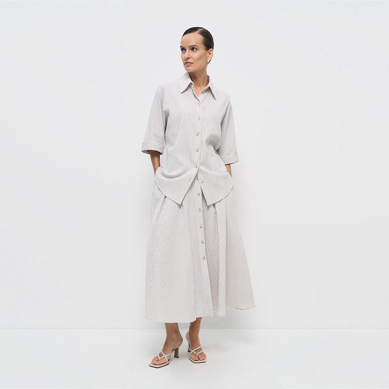 Блуза В25.Ш42.419 миндальное безе