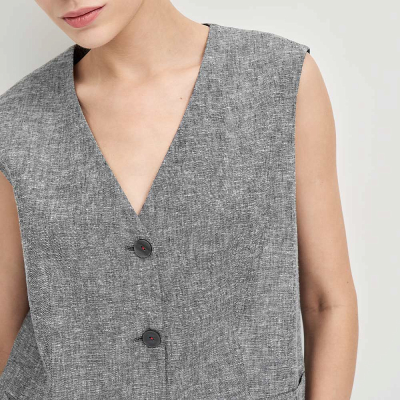 Жилет В26.Ш01.039 мраморная пыль