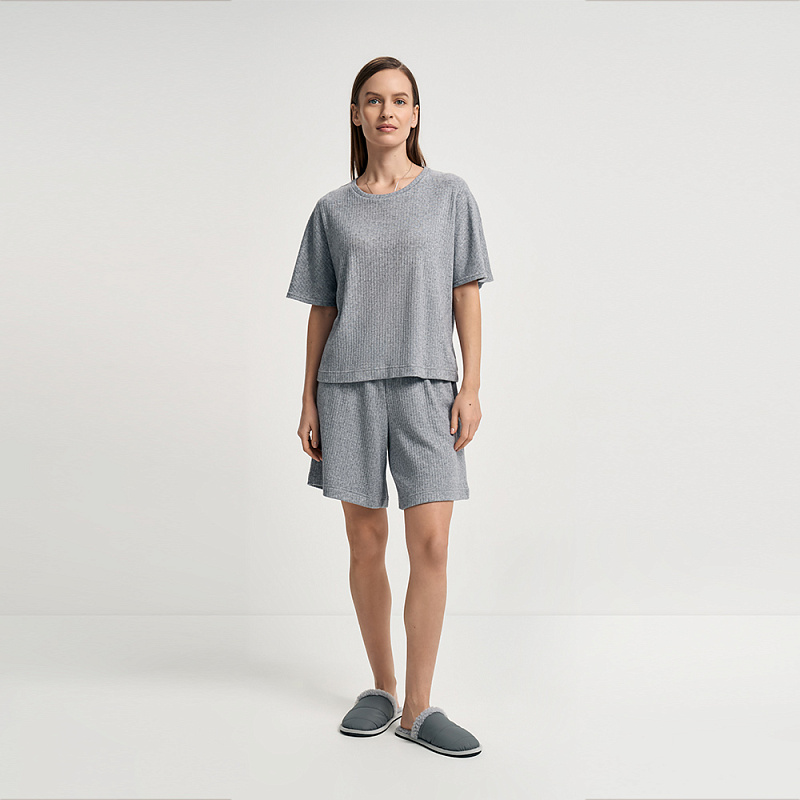 Костюм Серебристый туман (блуза+шорты)