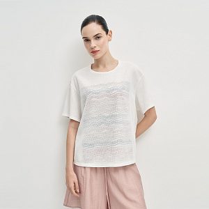 Блуза В26.Ш44.569 облачный белый