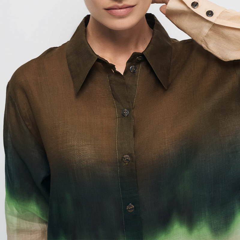 Блуза В25.Ш42.418 тигровый глаз