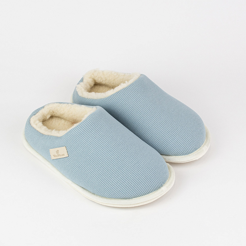 Домашние тапочки Горизонт голубой туман