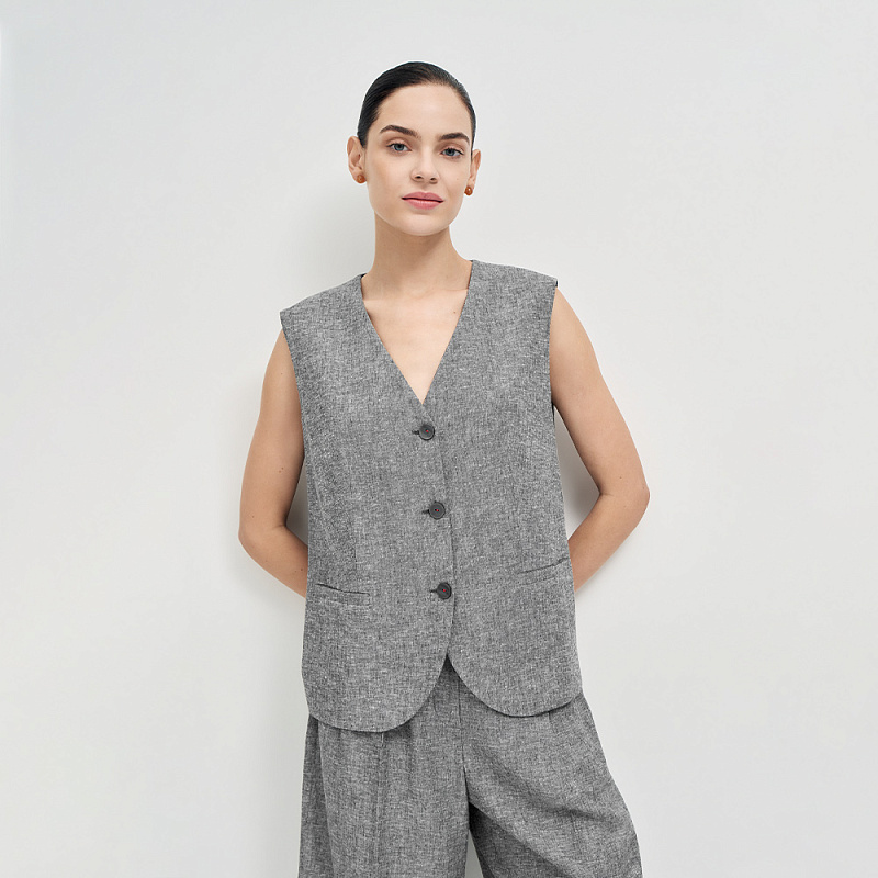 Жилет В26.Ш01.039 мраморная пыль