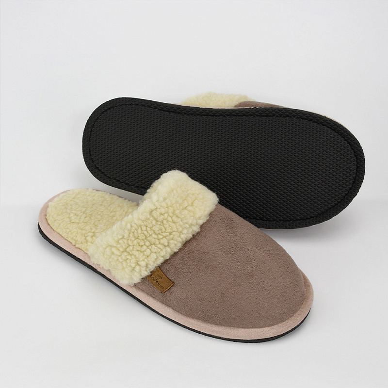 Домашние тапочки Терра бежевый