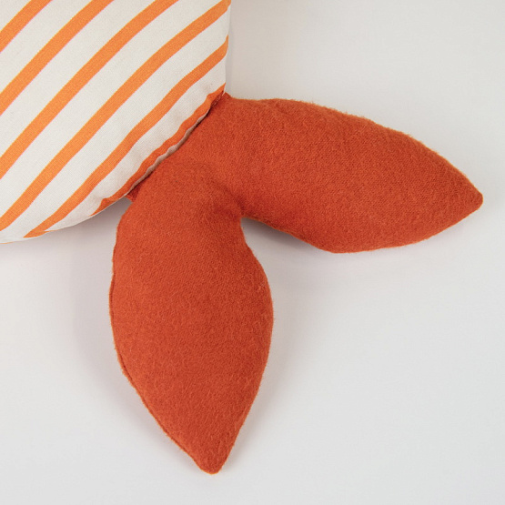 Подушка Рыба Барбара оранжевая