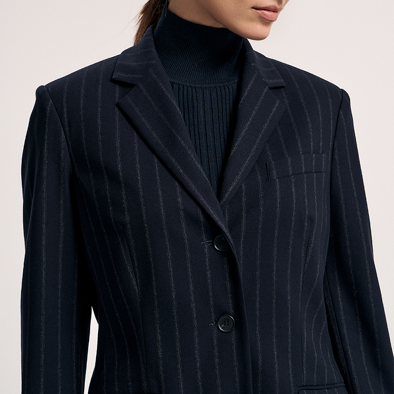 Жакет О25.Ш02.045 сапфирово-синий