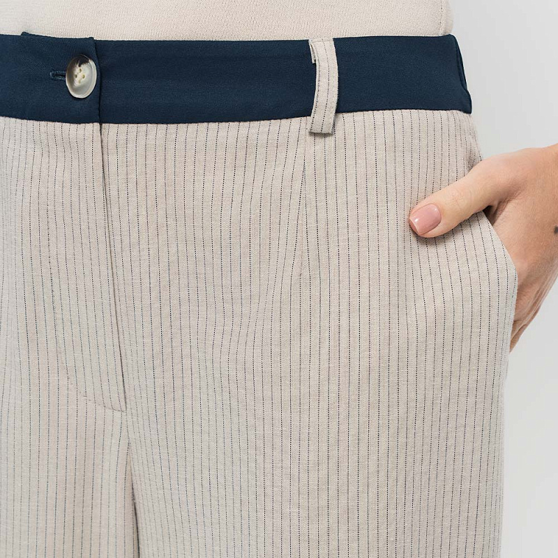 Брюки В25.Ш20.237 овсяное молочко