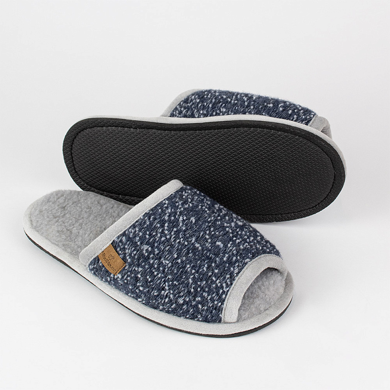 Домашние тапочки Морано синий