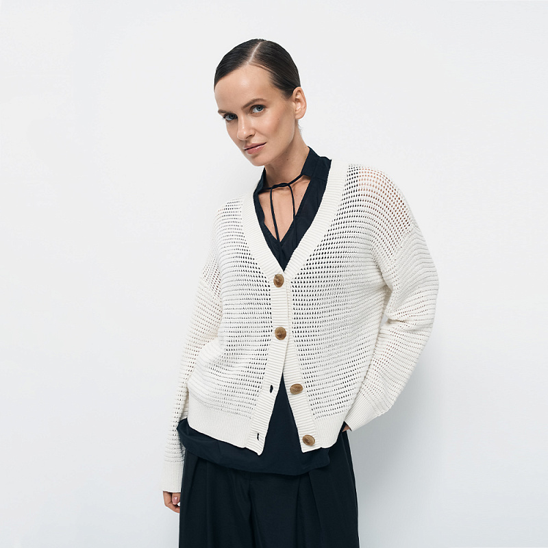 Жакет В25.TИ84.018 белый лён