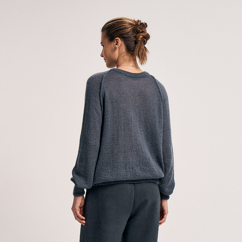 Пуловер О25.Т80.253/1 холодная мгла