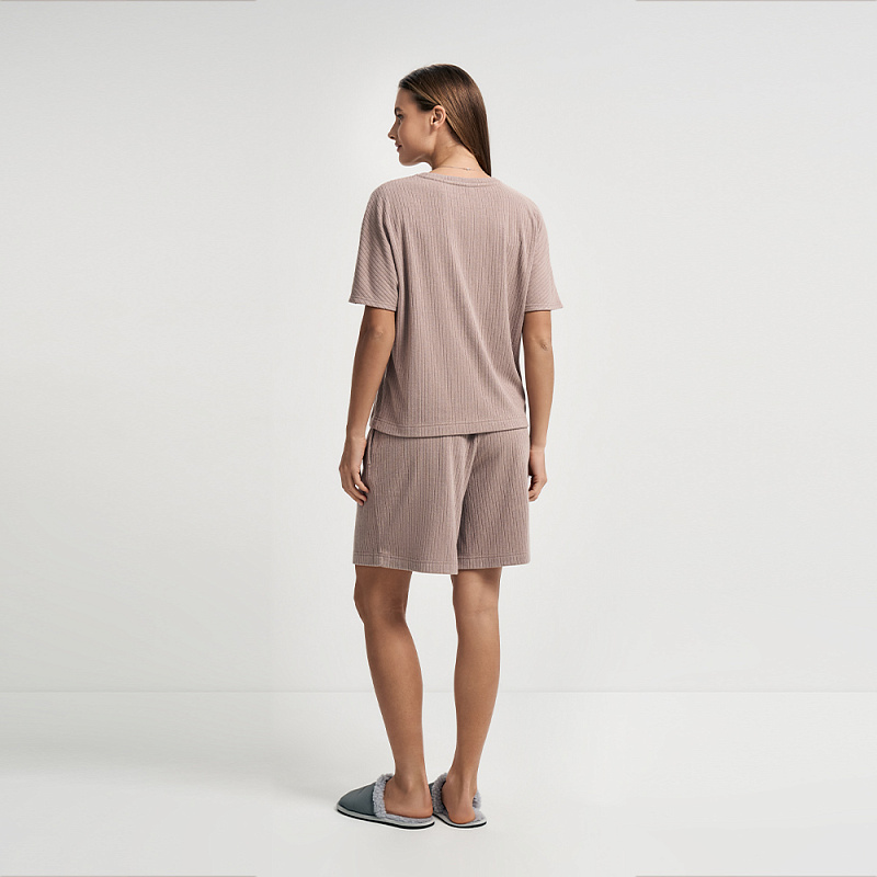 Костюм Тёплый песок (блуза+шорты)