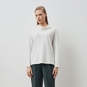 Блуза О24.Ш44.401/1 белый пион