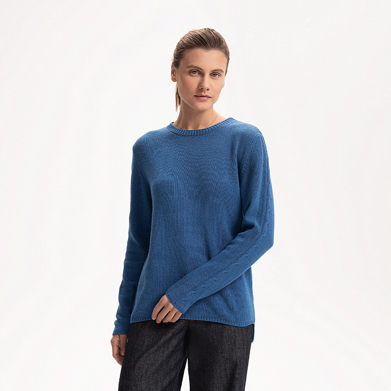 Пуловер BAS.Т80.238/1 синий кобальт