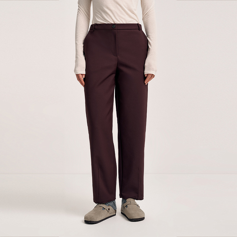 Брюки О25.Ш21.261 бордовый кармин