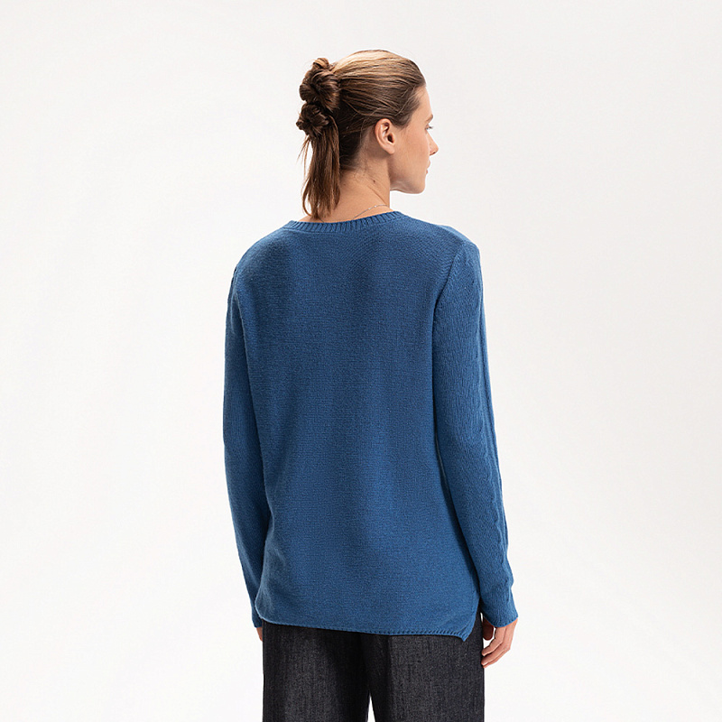 Пуловер BAS.Т80.238/1 синий кобальт