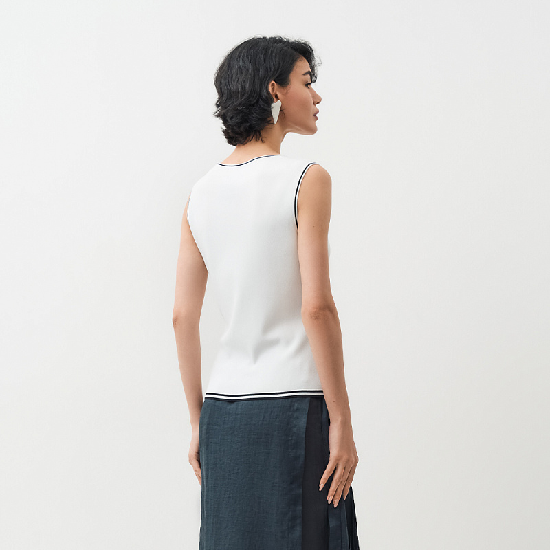 Жилет (топ) В24.ТИ85.002 белая гардения